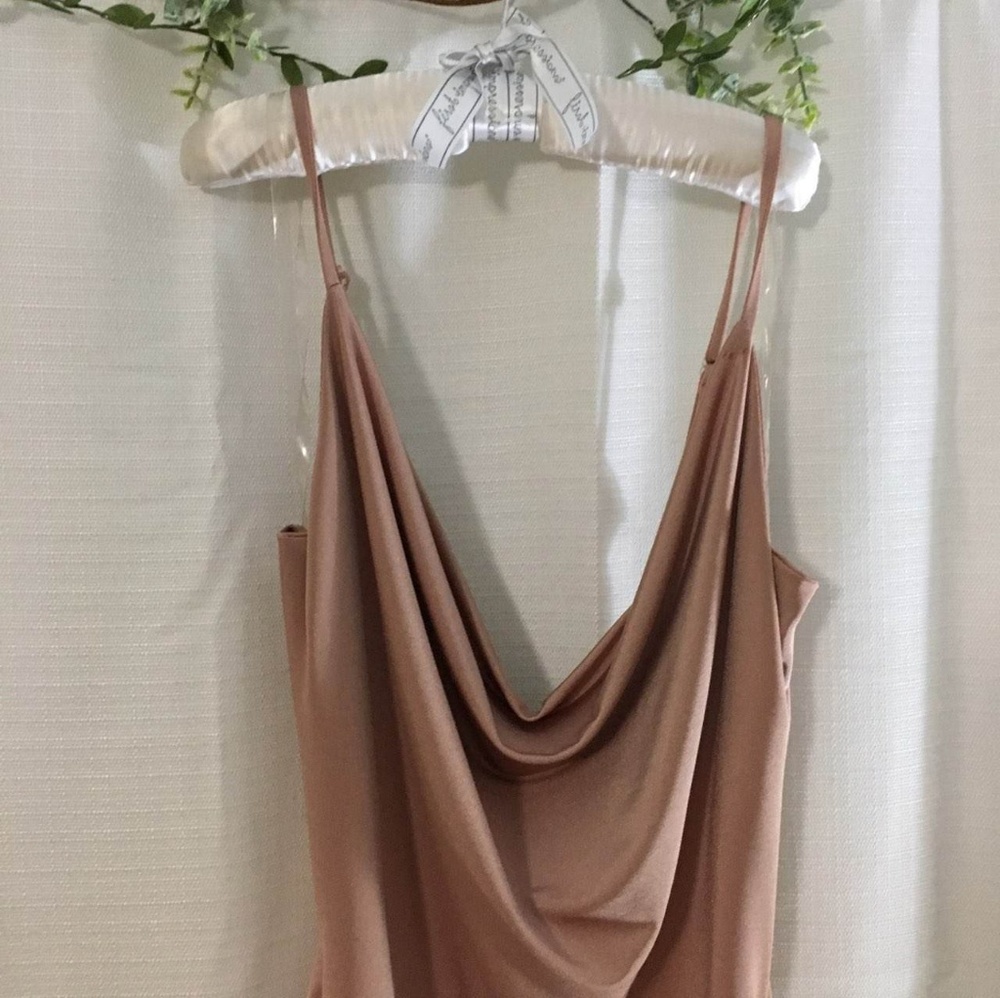 Silk bodycon dress